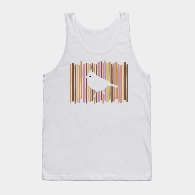 Cute Bird Silhouette Tank Top by TrishAbyss